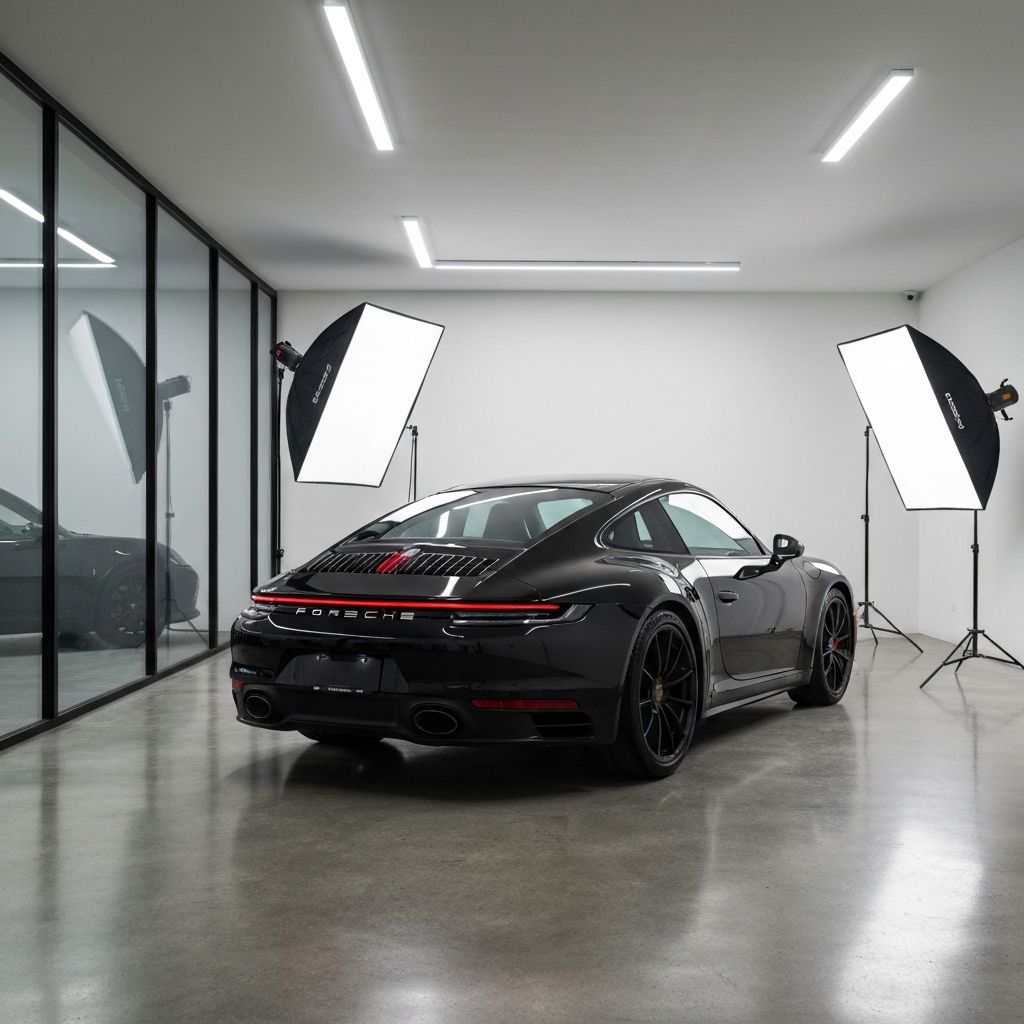 Porsche im Detailing Studio